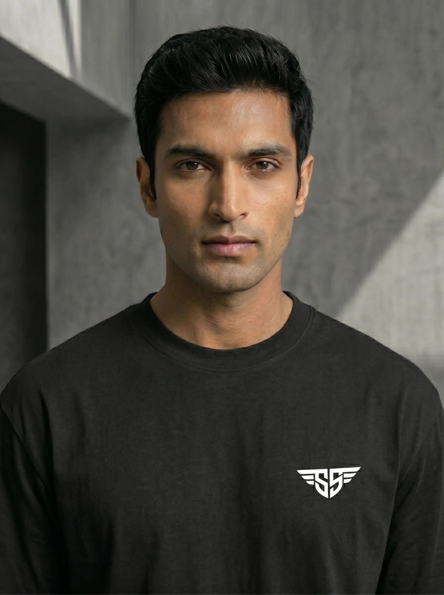 Shiv Parvati Graphic Oversized T-Shirt Black Full Body – Shweta Styles