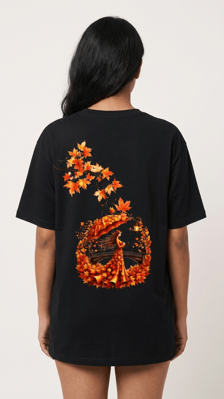 Women's Premium Oversized T-Shirt Front View – 220 GSM Cotton – Shweta Styles
